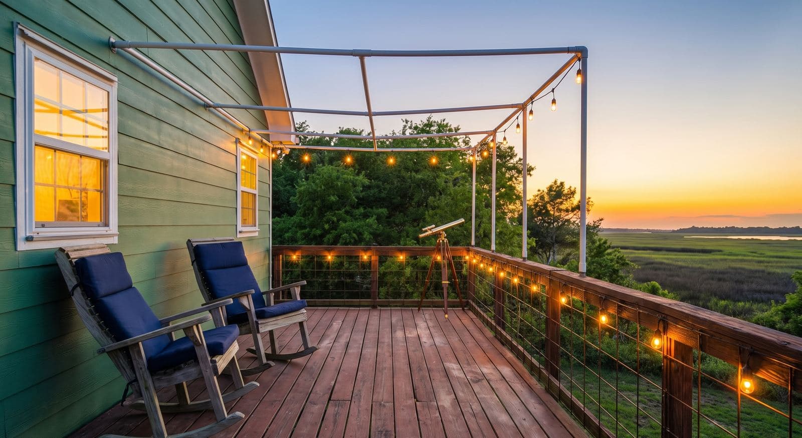 Deck rocking chairs
